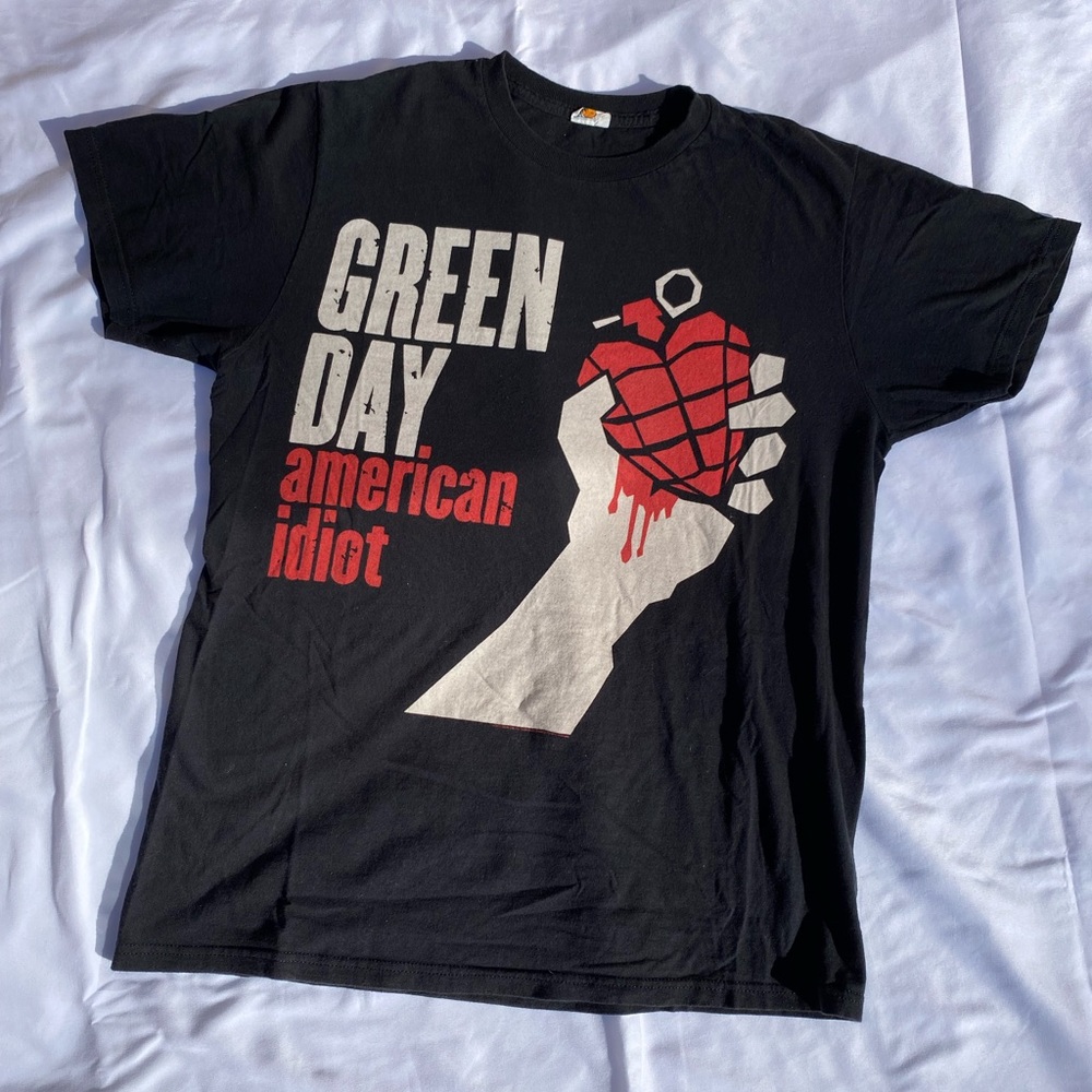 Green Day band American Idiot unisex t-shirt